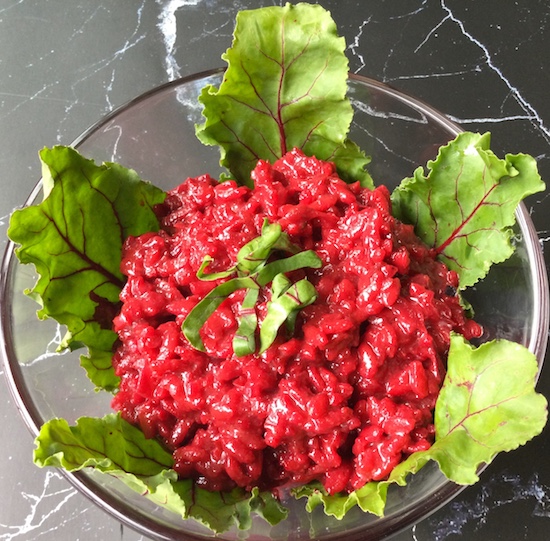 Delicious and Beautiful Beet Risotto